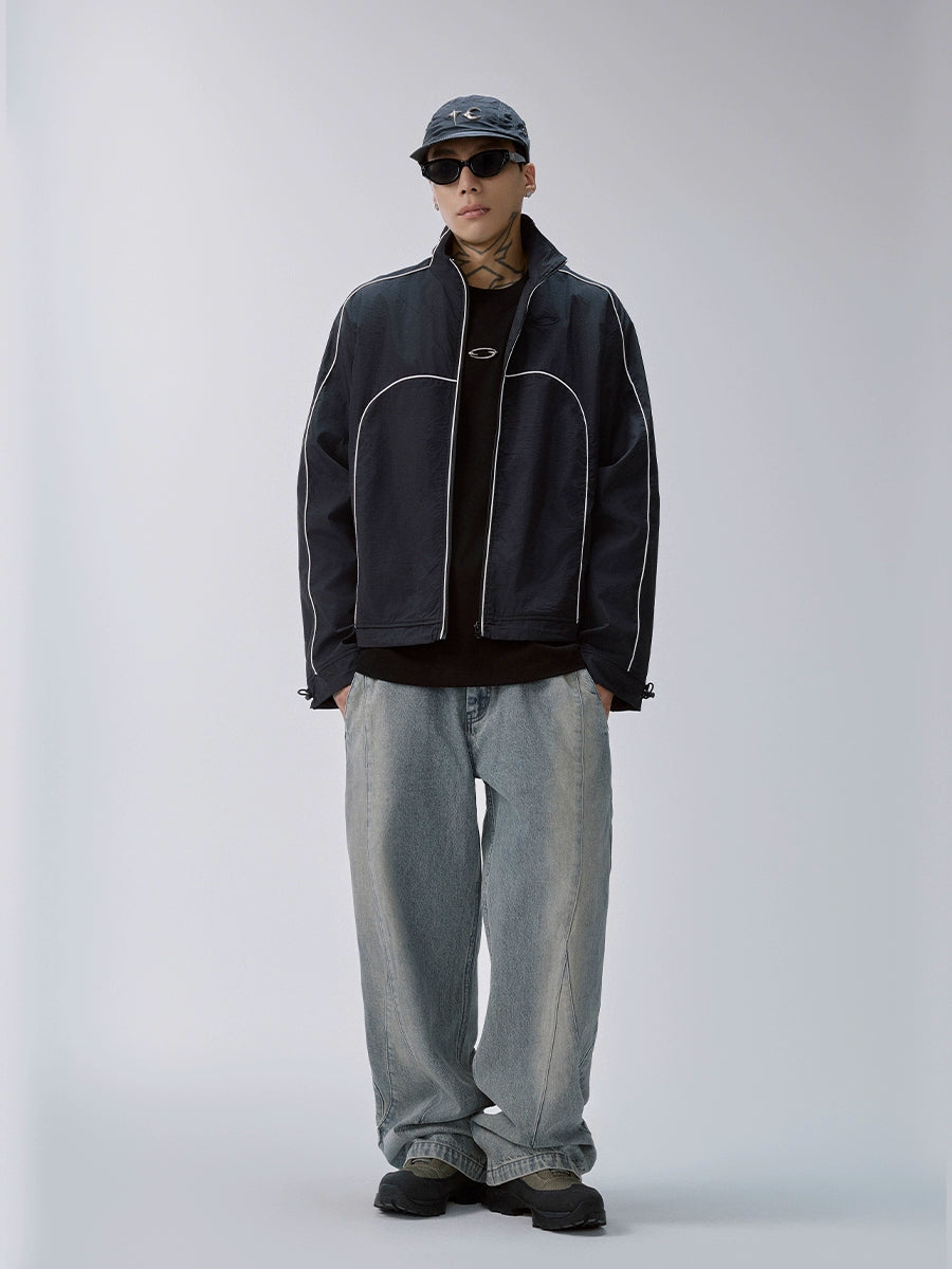 F2CE Color Block Patchwork Track Jacket | Face 3 Face