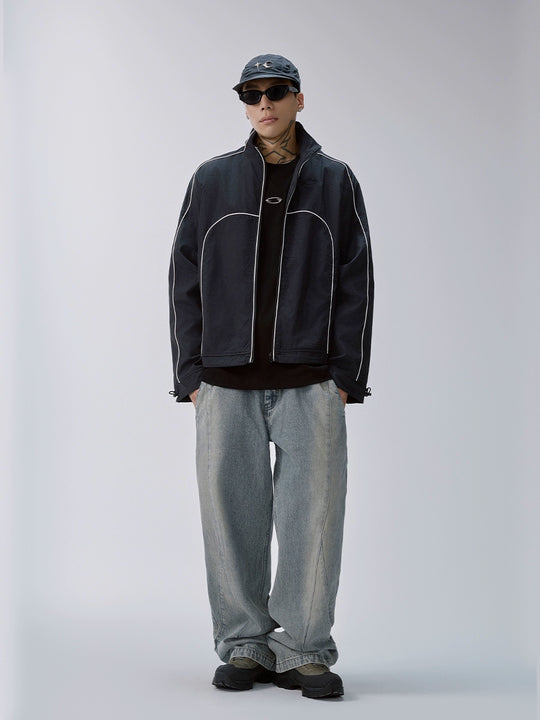 F2CE Color Block Patchwork Track Jacket | Face 3 Face