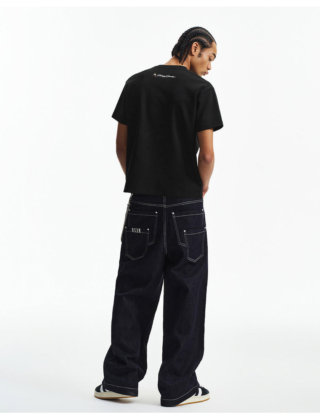 MEDM Small Leopard Logo Patch Long Sleeve Tee | Face 3 Face