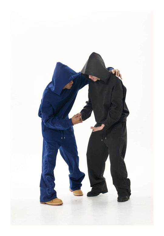 KARMANISTIC x LOCO Logo Embroidered Hoodie | Face 3 Face