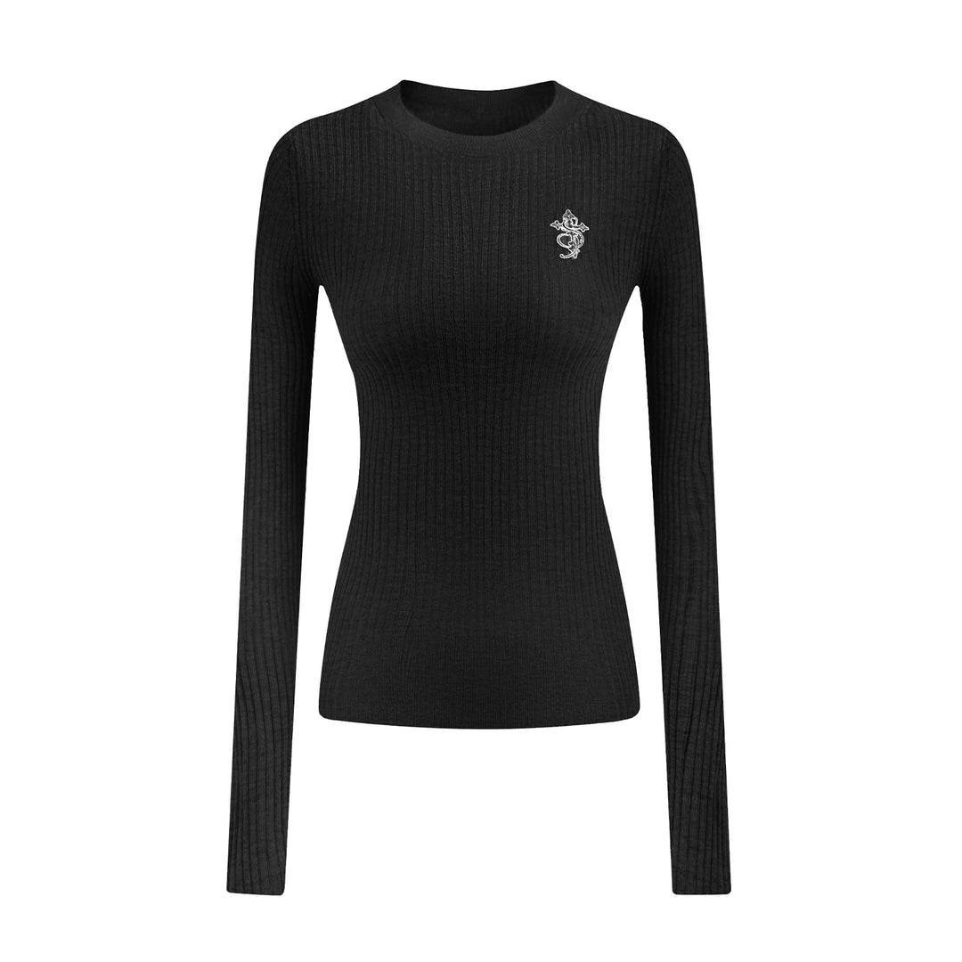 Small Town Kid Basic Slim Fit Thermal Knit Sweater | Face 3 Face