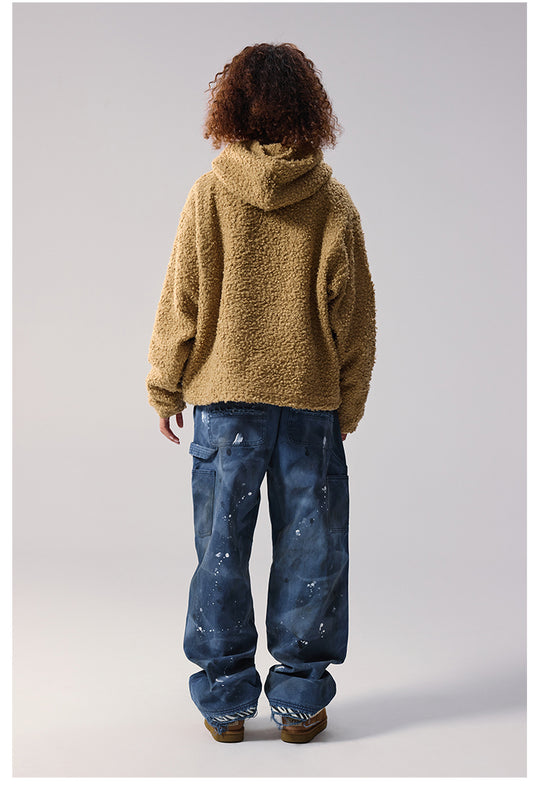 Remedy Sherpa Fleece Half Zip Hoodie | Face 3 Face