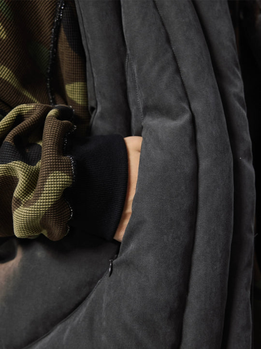 Remedy Camouflage Stitch Down Vest | Face 3 Face