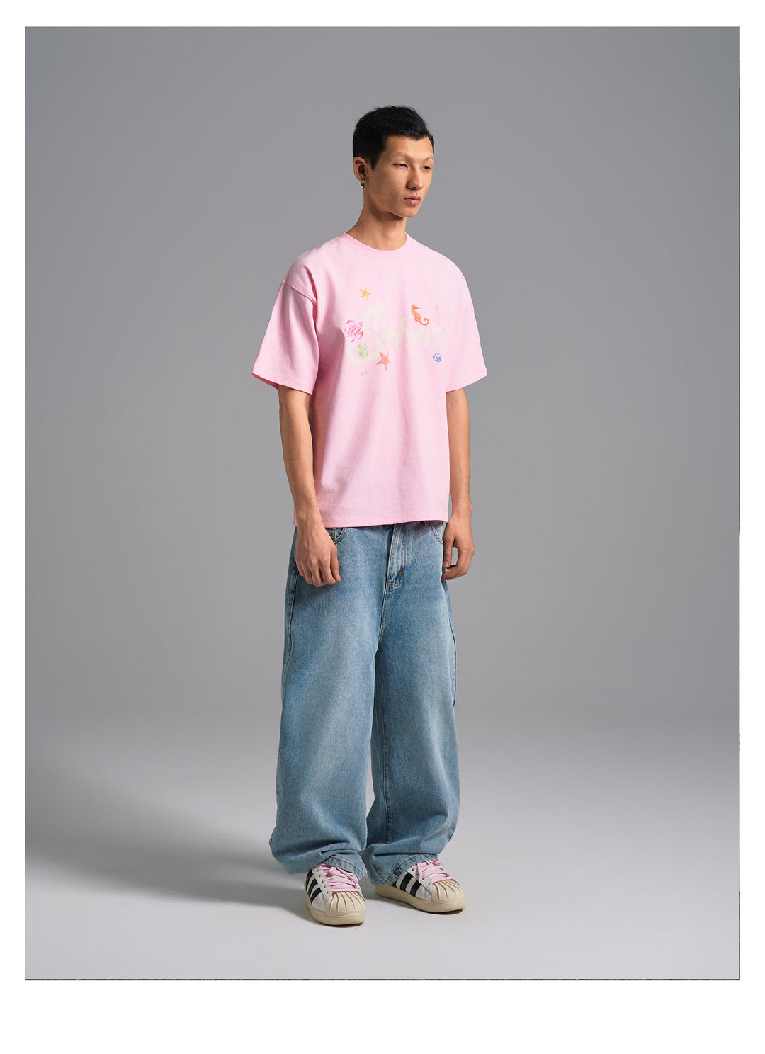 S45 Underwater World Graffiti Print Tee | Face 3 Face