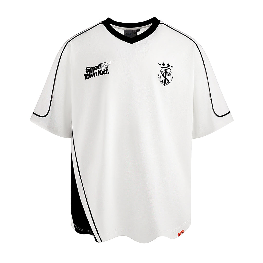 STK SmallTownKid Logo Flame Soccer Jersey | Face 3 Face