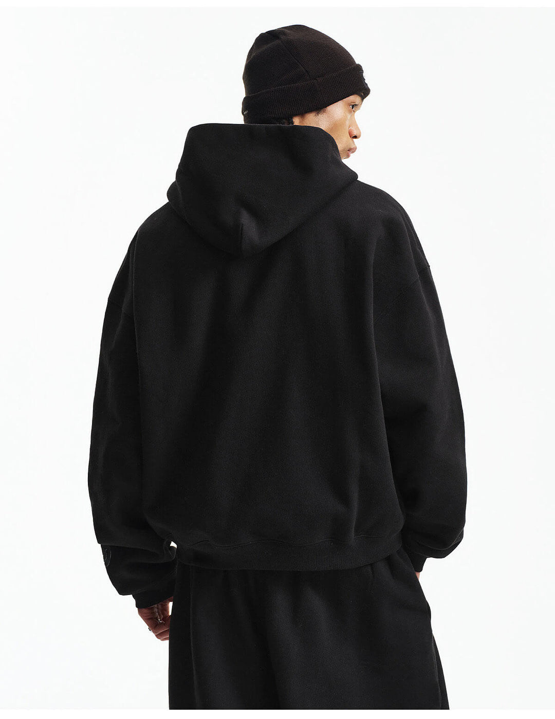 MEDM 3D Metallic Logo Zip Up Hoodie | Face 3 Face