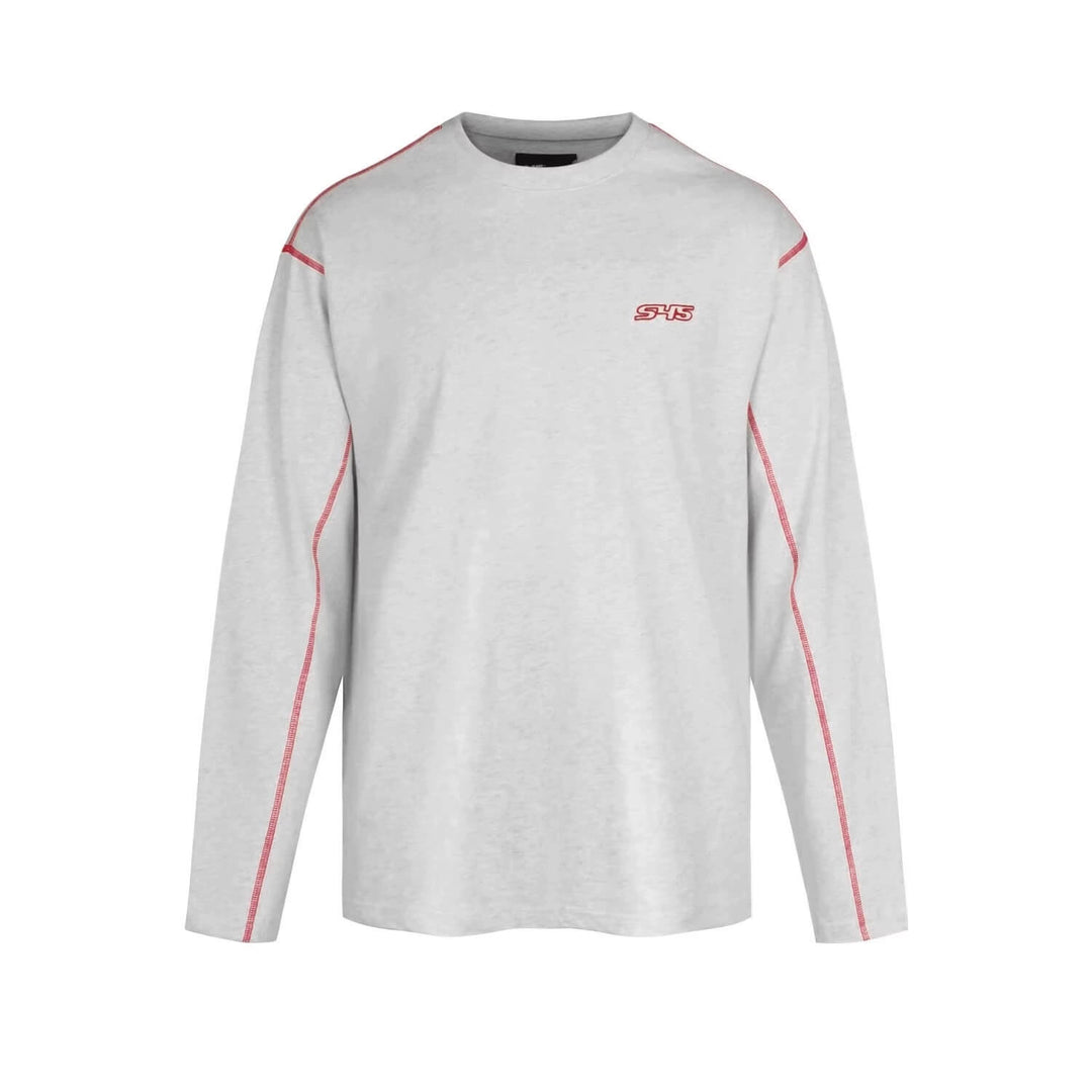 S45 Reverse Stitch Small Logo Long Sleeve Tee | Face 3 Face