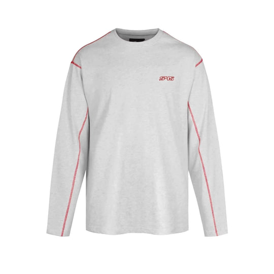 S45 Reverse Stitch Small Logo Long Sleeve Tee | Face 3 Face
