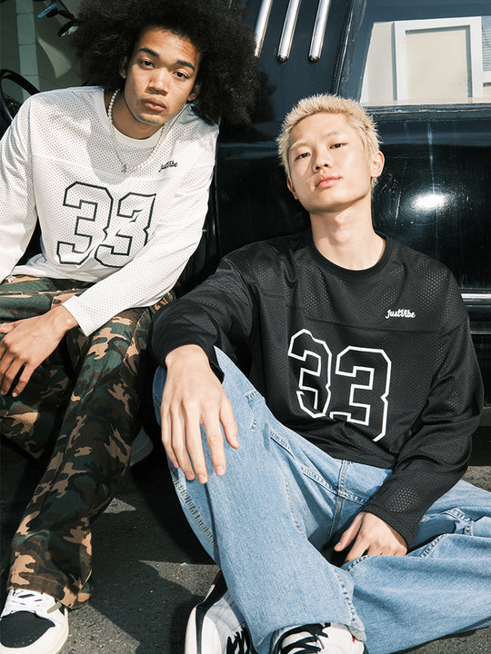 JUST VIBE 33 Numbering Printed Mesh Hockey Jersey | Face 3 Face