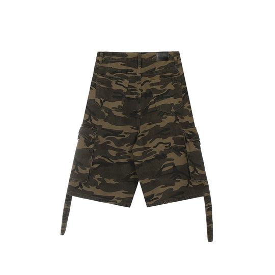 Achock Large Pockets Camouflage Cargo Shorts | Face 3 Face