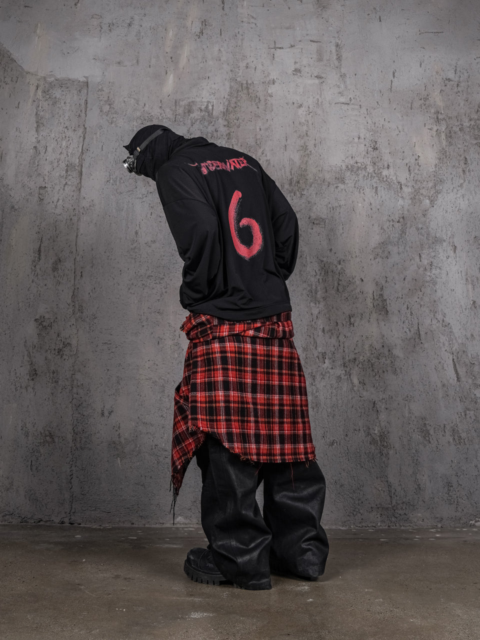 UNDERWATER Printed Patchwork Mesh Sports Long Sleeve Jersey Tee | Face 3 Face