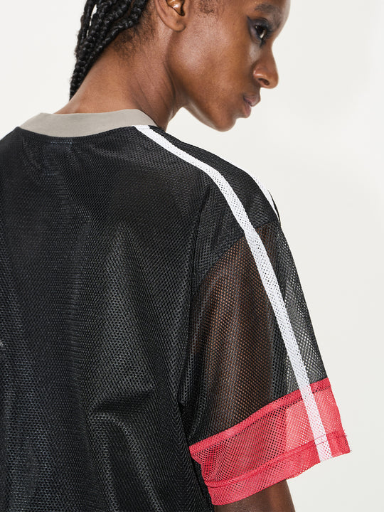 BLIND NO PLAN Color-Blocking Mesh Patchwork Sports Tee | Face 3 Face