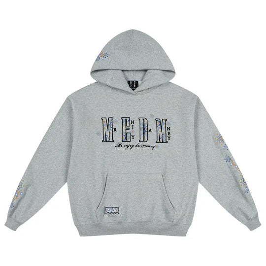 MEDM Ethnic Flower Embroidered Hoodie | Face 3 Face
