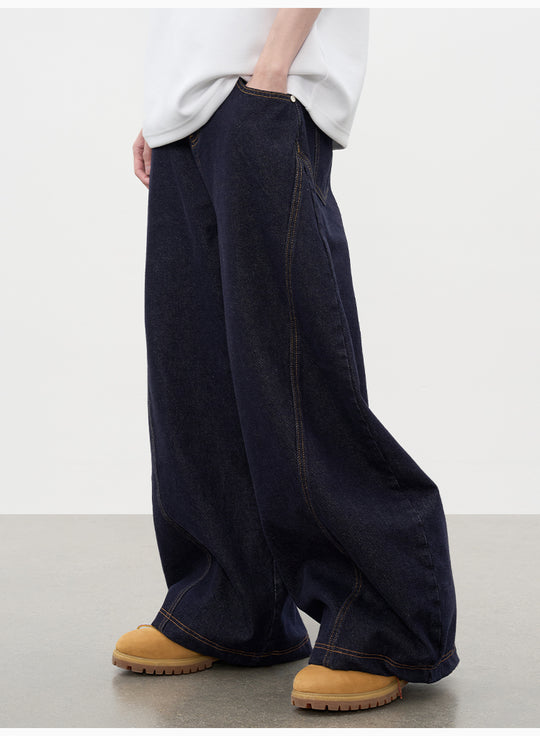 AFGK Patchwork Denim Baggy Jeans | Face 3 Face