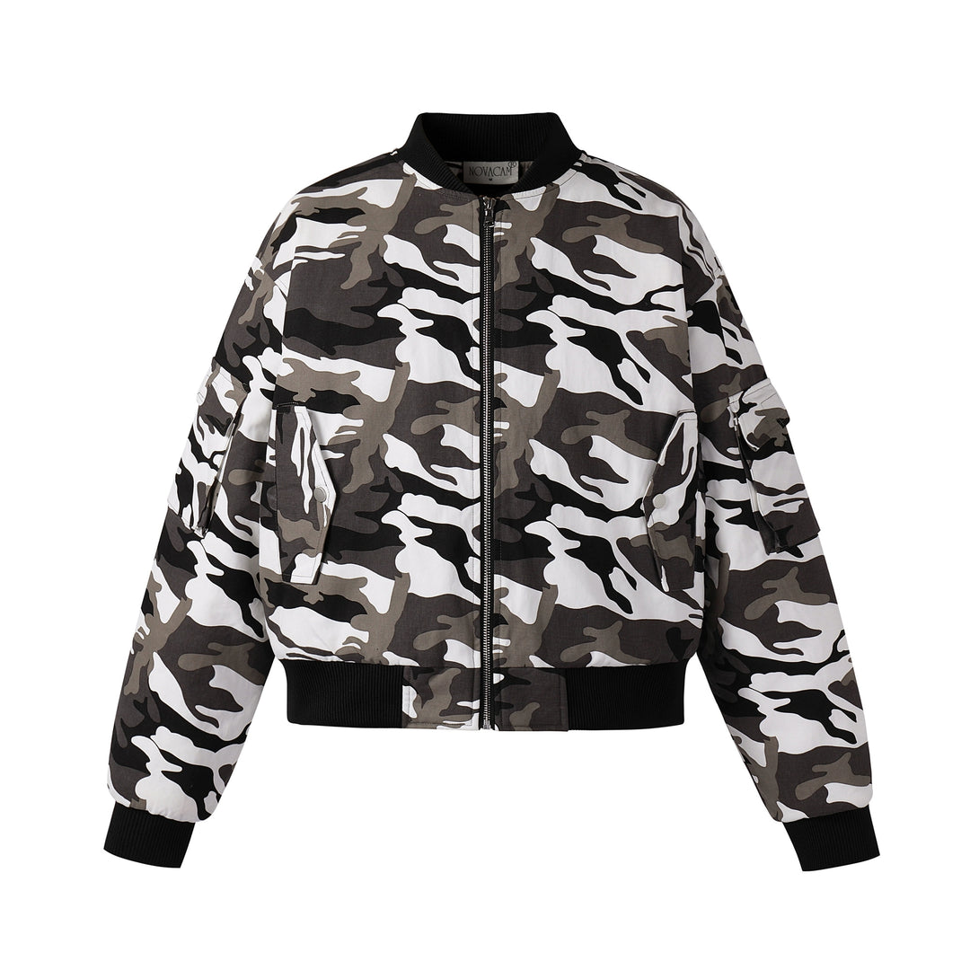 NOVACAM Camouflage MA-1 Military Jacket | Face 3 Face