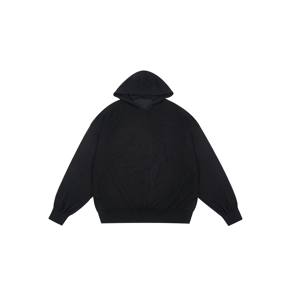 S45 Star Logo Mesh Knit Hoodie | Face 3 Face