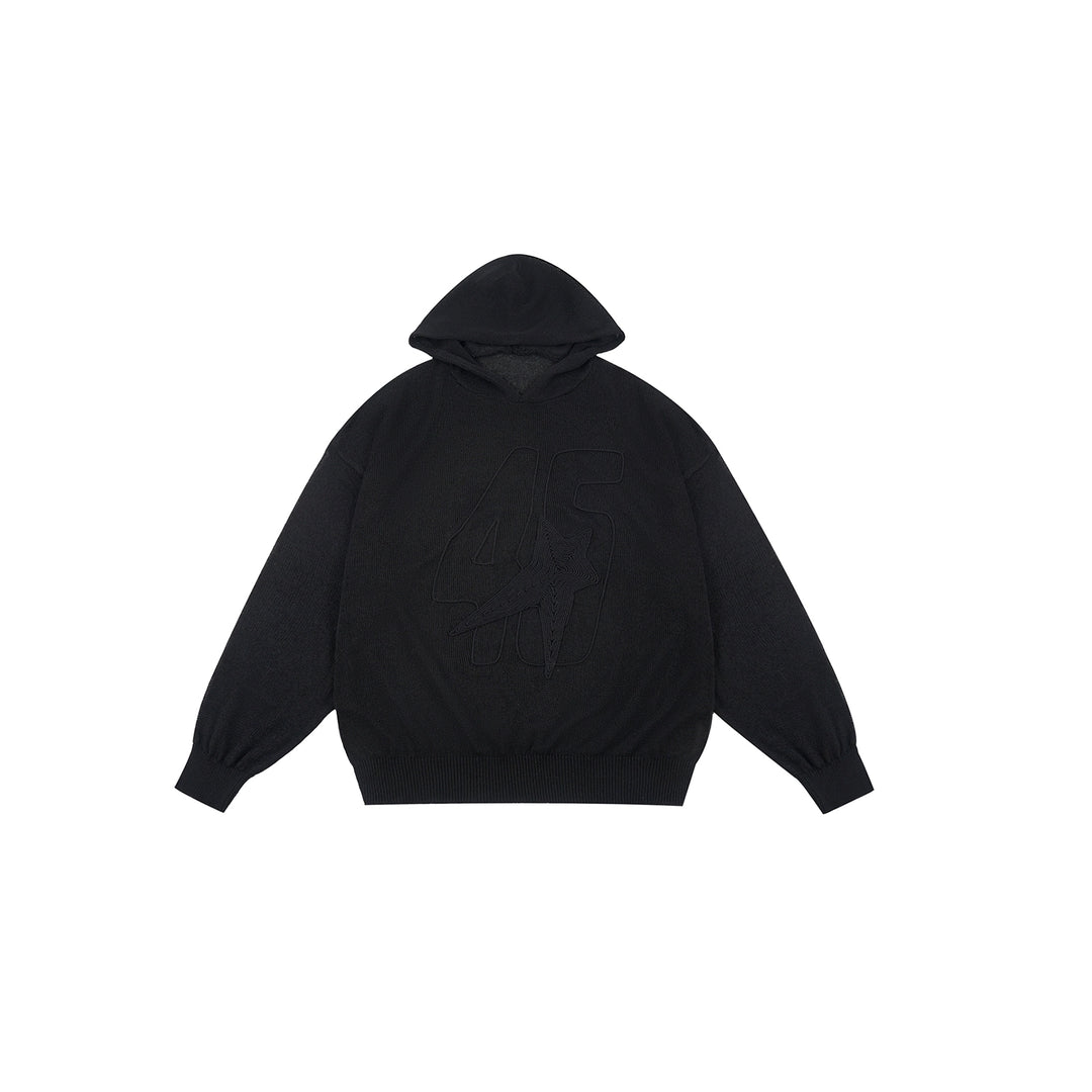S45 Star Logo Mesh Knit Hoodie | Face 3 Face