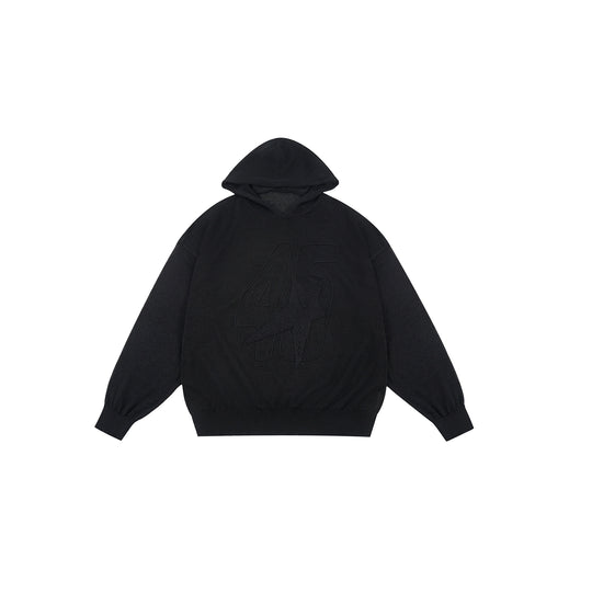 S45 Star Logo Mesh Knit Hoodie | Face 3 Face