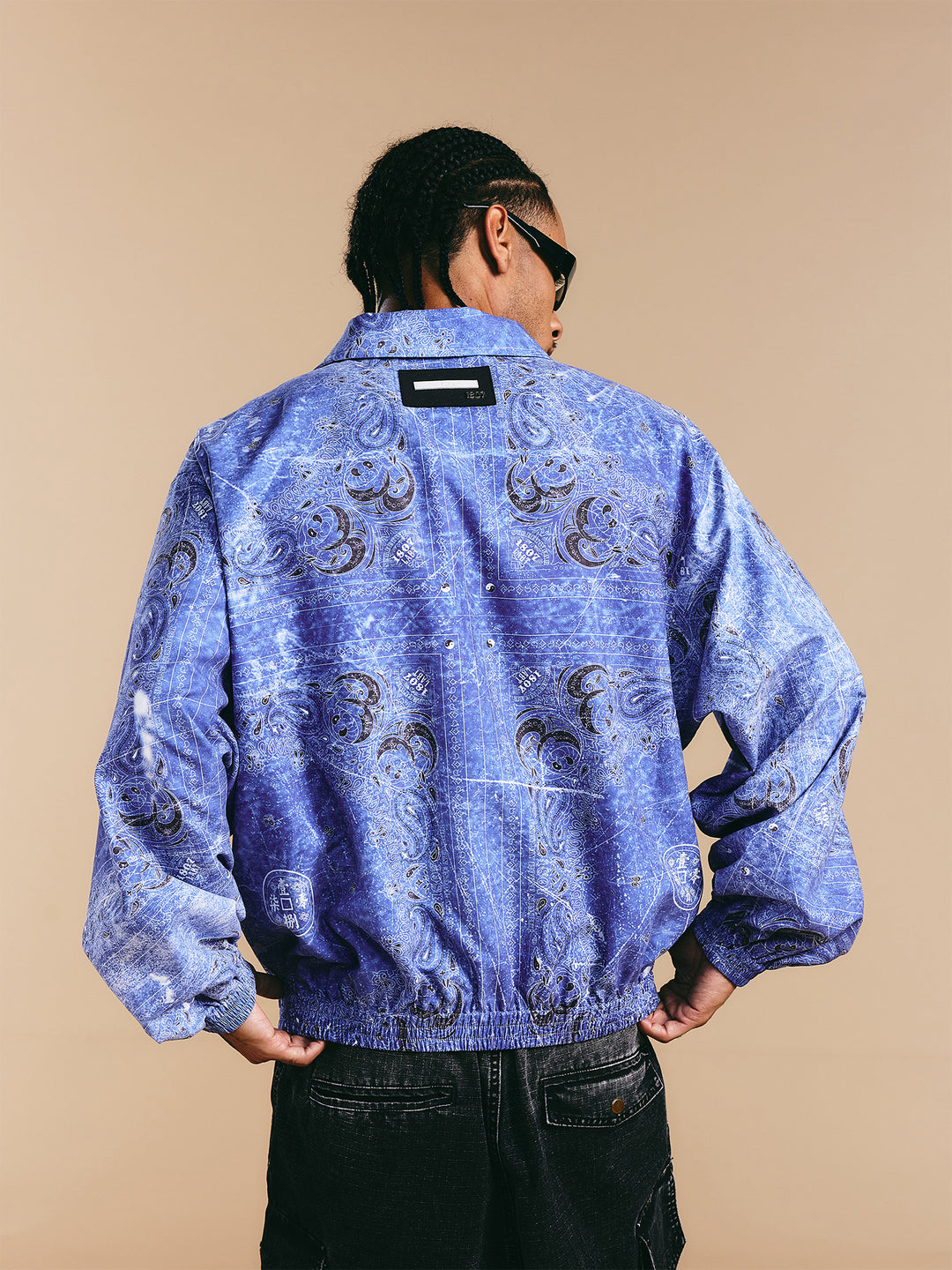 1807 × LABT Original Paisley Full Print Track Jacket | Face 3 Face