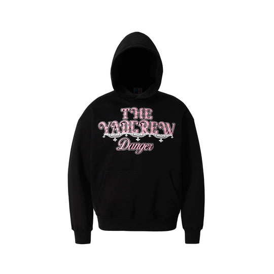 YADcrew Star Studs Logo Print Hoodie | Face 3 Face