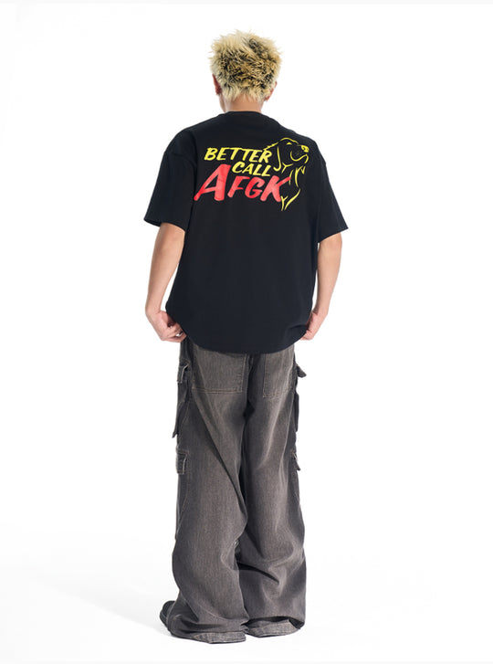 AFGK Dachshund Digital Print Tee | Face 3 Face