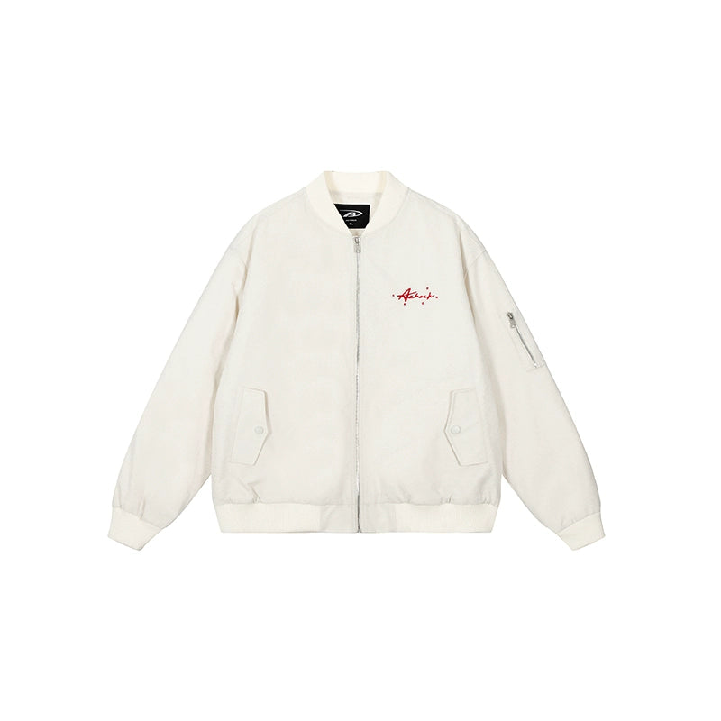Achock Logo Embroidery MA-1 Bomber Jacket | Face 3 Face