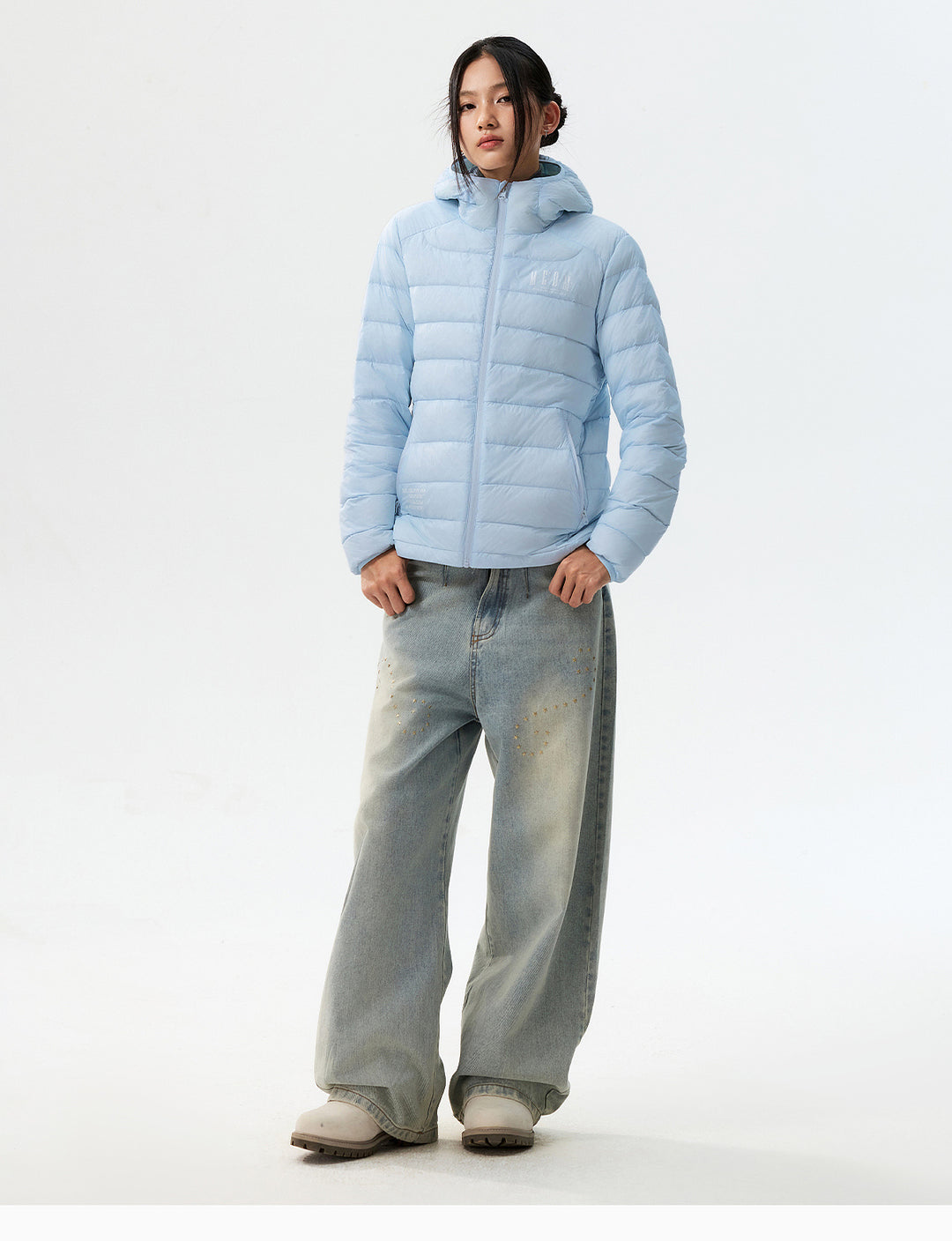 MEDM Waterproof Lightweight Hooded Down Jacket | Face 3 Face