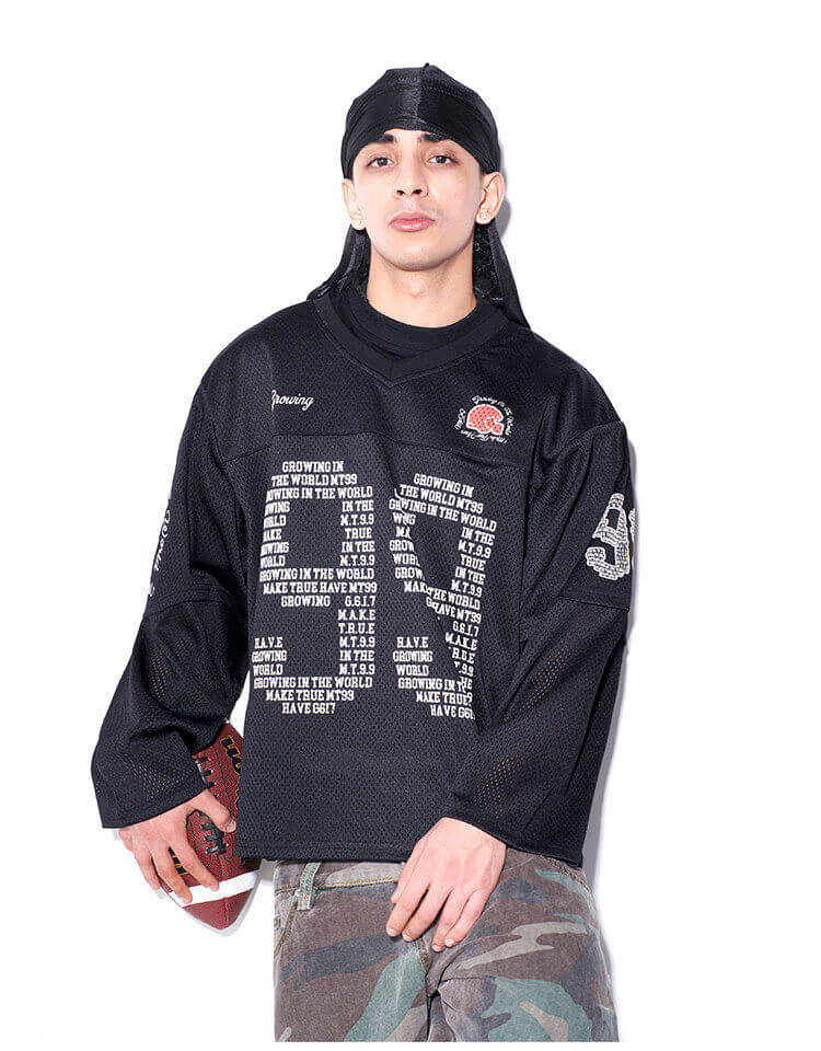 F3F Select 99 V Neck Mesh Long Sleeve Jersey | Face 3 Face