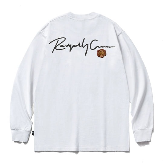 Remedy 3D Wax Seal and Cracked Logo Print Long Sleeve Tee | Face 3 Face