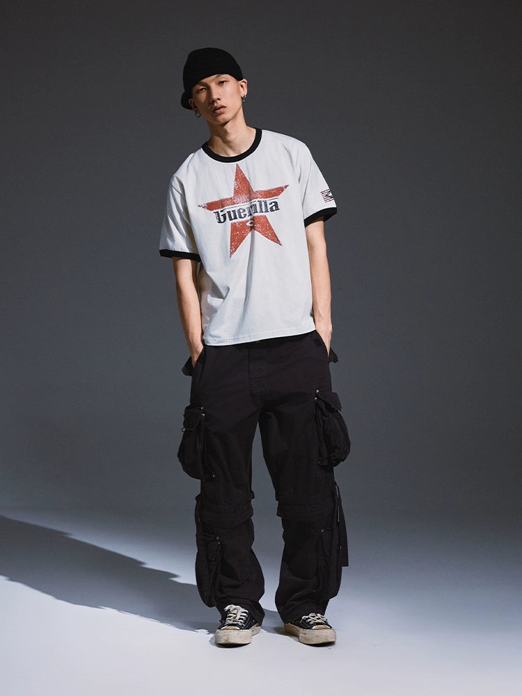 Remedy Aged Star Print Tee | Face 3 Face