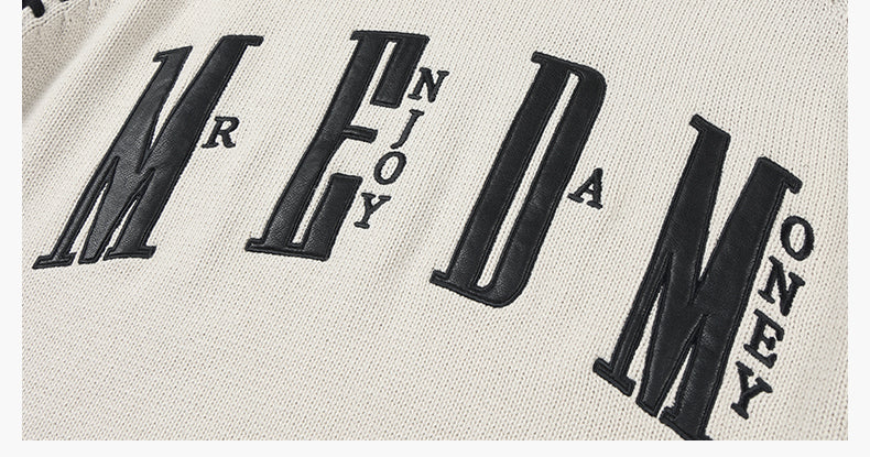 MEDM Color-Blocked Raglan Sleeve Knit Sweater | Face 3 Face