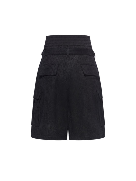 BLIND NO PLAN Removable Double-Waist Multi-Pocket Work Cargo Pants | Face 3 Face