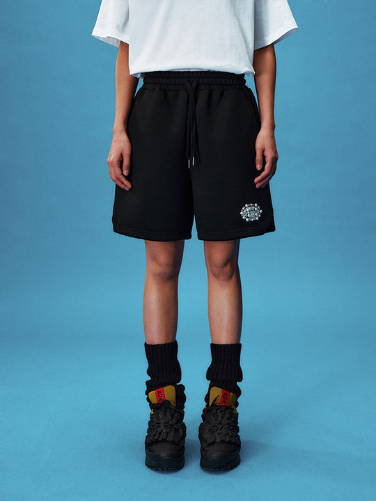 YADcrew Pearl Logo Puzzle Sweat Shorts | Face 3 Face