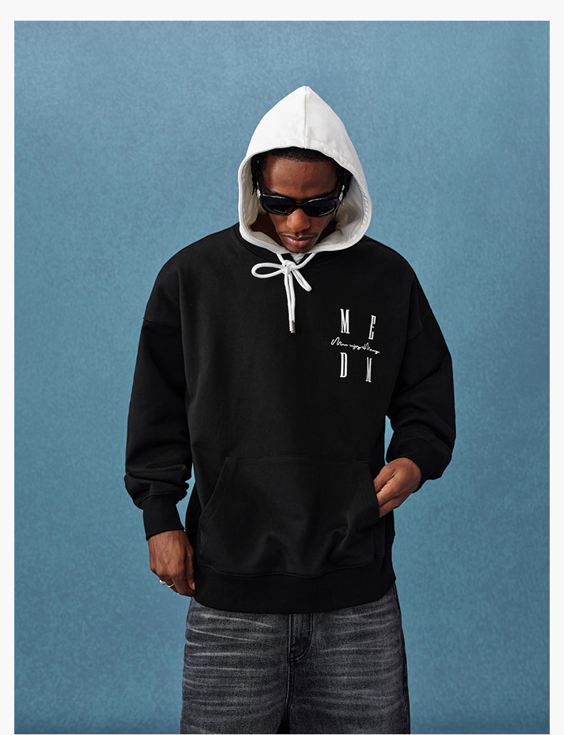 MEDM Layered Look Color Block Hoodie | Face 3 Face