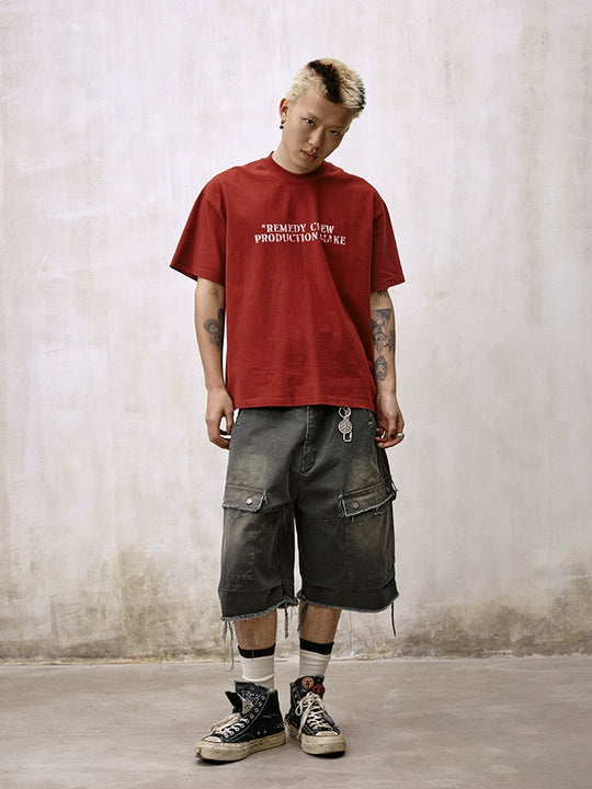 Remedy Washed Work Pocket Shorts | Face 3 Face