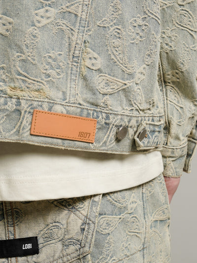 1807 Paisley Denim Jacket | Face 3 Face