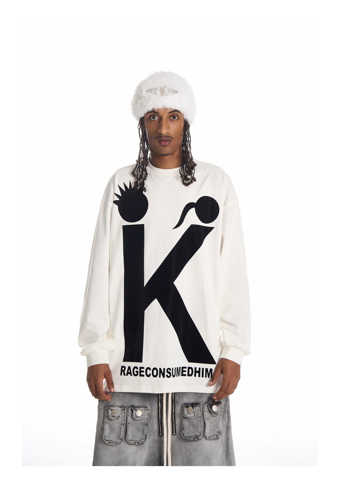 KARMANISTIC Big K Logo Long Sleeve Tee | Face 3 Face