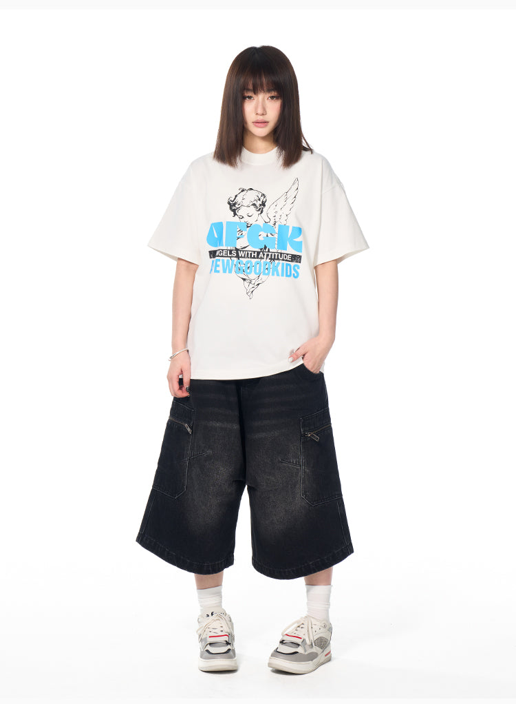 AFGK Angel Craft Print Tee | Face 3 Face