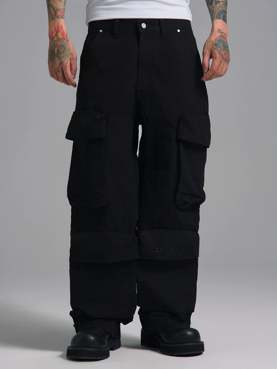 S45 Logo Embroidered Cargo Pants | Face 3 Face