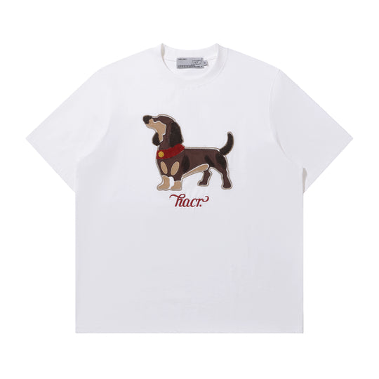 Harsh and Cruel Dachshund 3D Patch Embroidered Tee | Face 3 Face