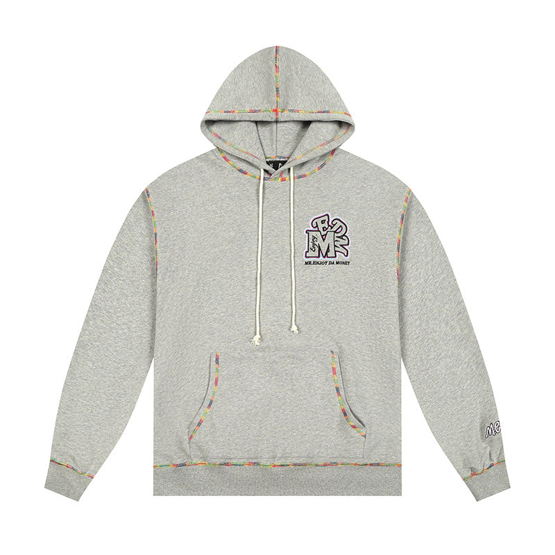 MEDM Rainbow Stitch Embroidery Hoodie