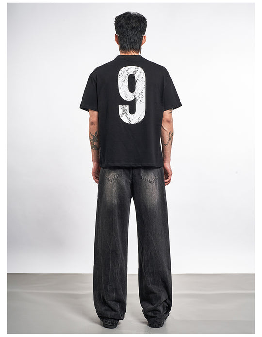 F3F Select Black Washed Patch Pocket Jeans | Face 3 Face