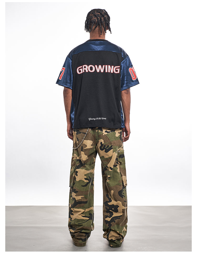 F3F Select 07 Numbering Printed Logo Mesh Hockey Jersey Tee | Face 3 Face