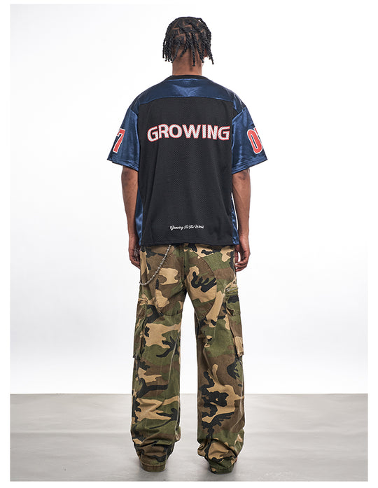 F3F Select 07 Numbering Printed Logo Mesh Hockey Jersey Tee | Face 3 Face