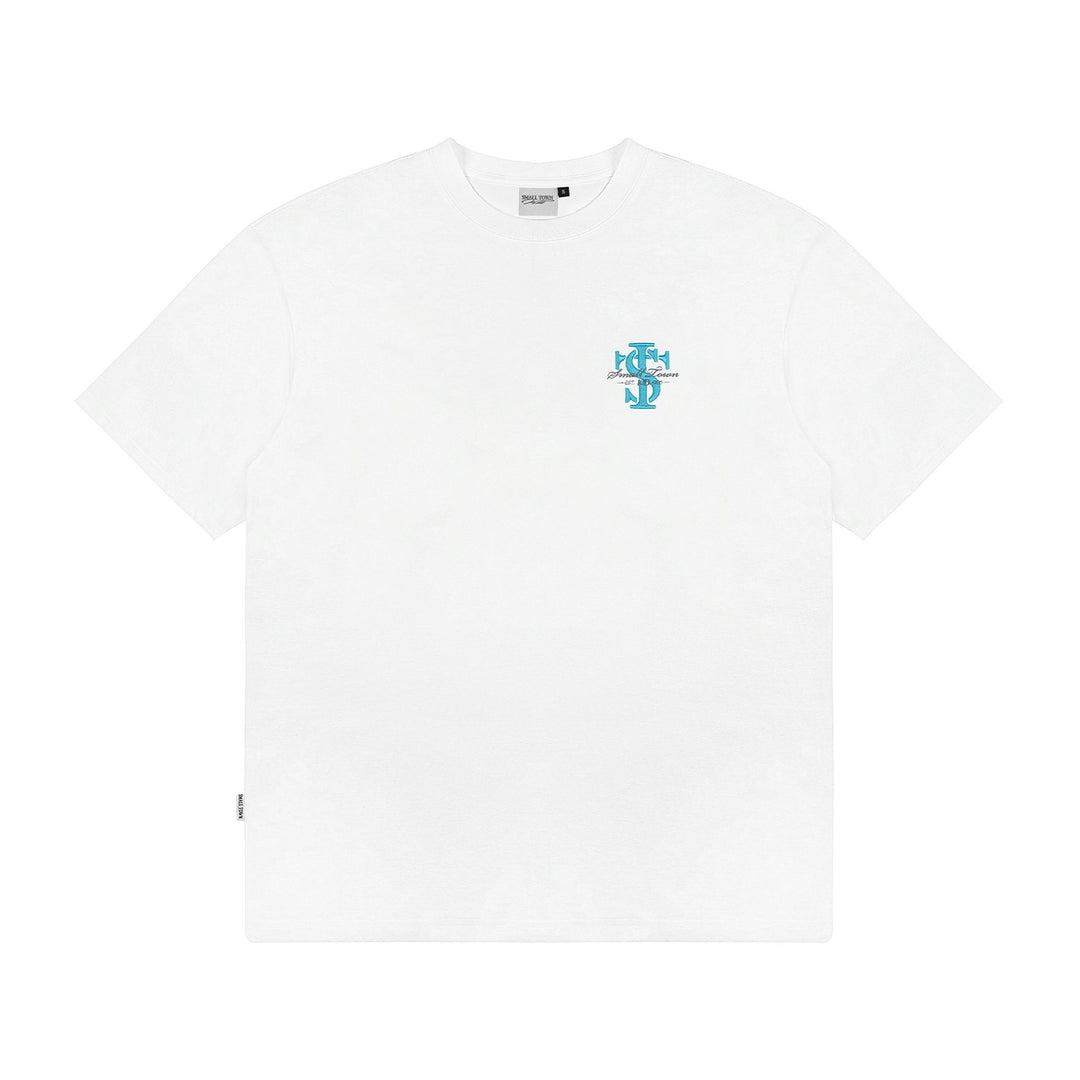 Small Town Kid 3D Embroidered Logo Letter Tee | Face 3 Face