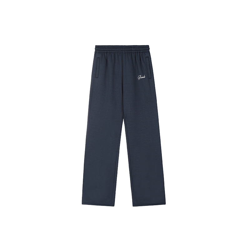 Achock Logo Embroidery Basic Sports Sweat Pants