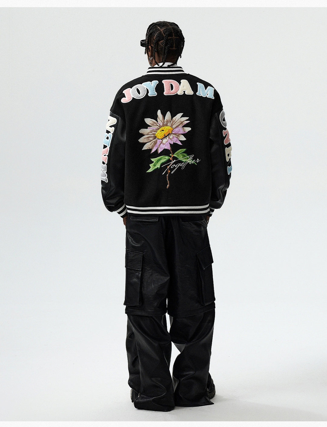 MEDM Daisy Floral Varsity Jacket | Face 3 Face