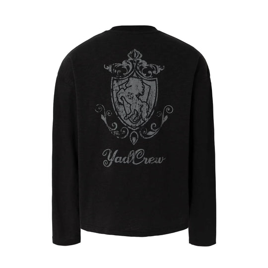 YADcrew Horse Vintage Print Long Sleeve Tee | Face 3 Face