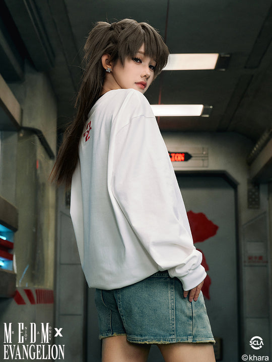 MEDM x EVA Basic Logo Long Sleeve Tee | Face 3 Face