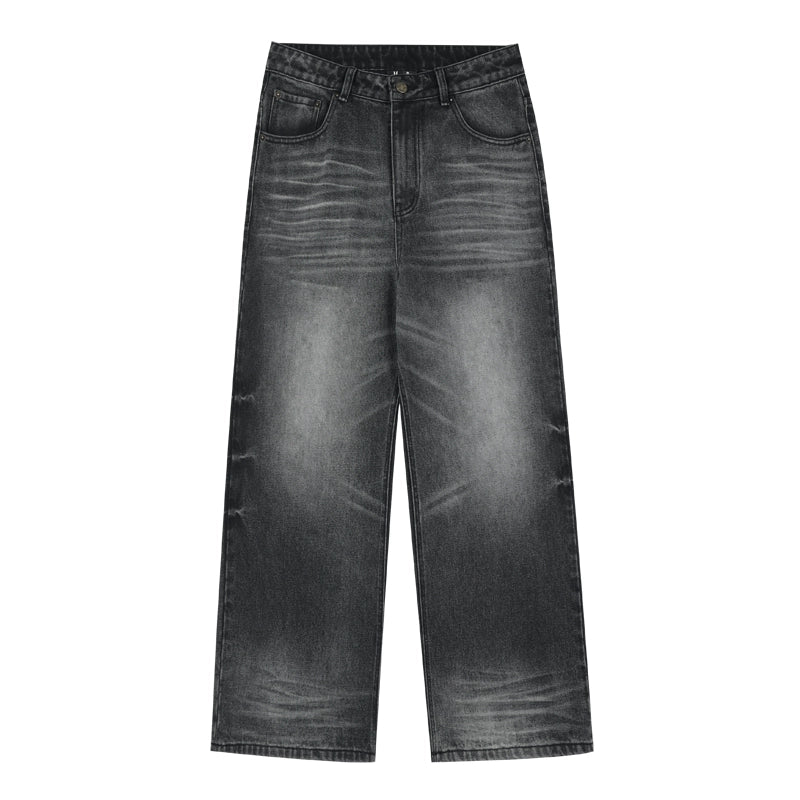 MEDM Dirty Wash Baggy Jeans | Face 3 Face